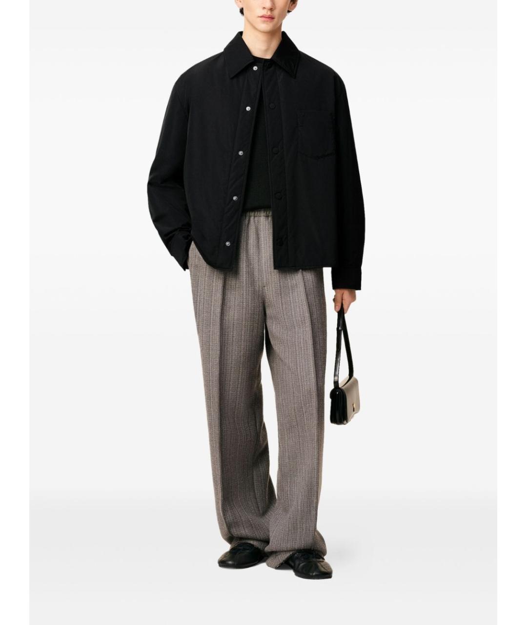 Ami Paris Черная полиэстеровая куртка, фото 3