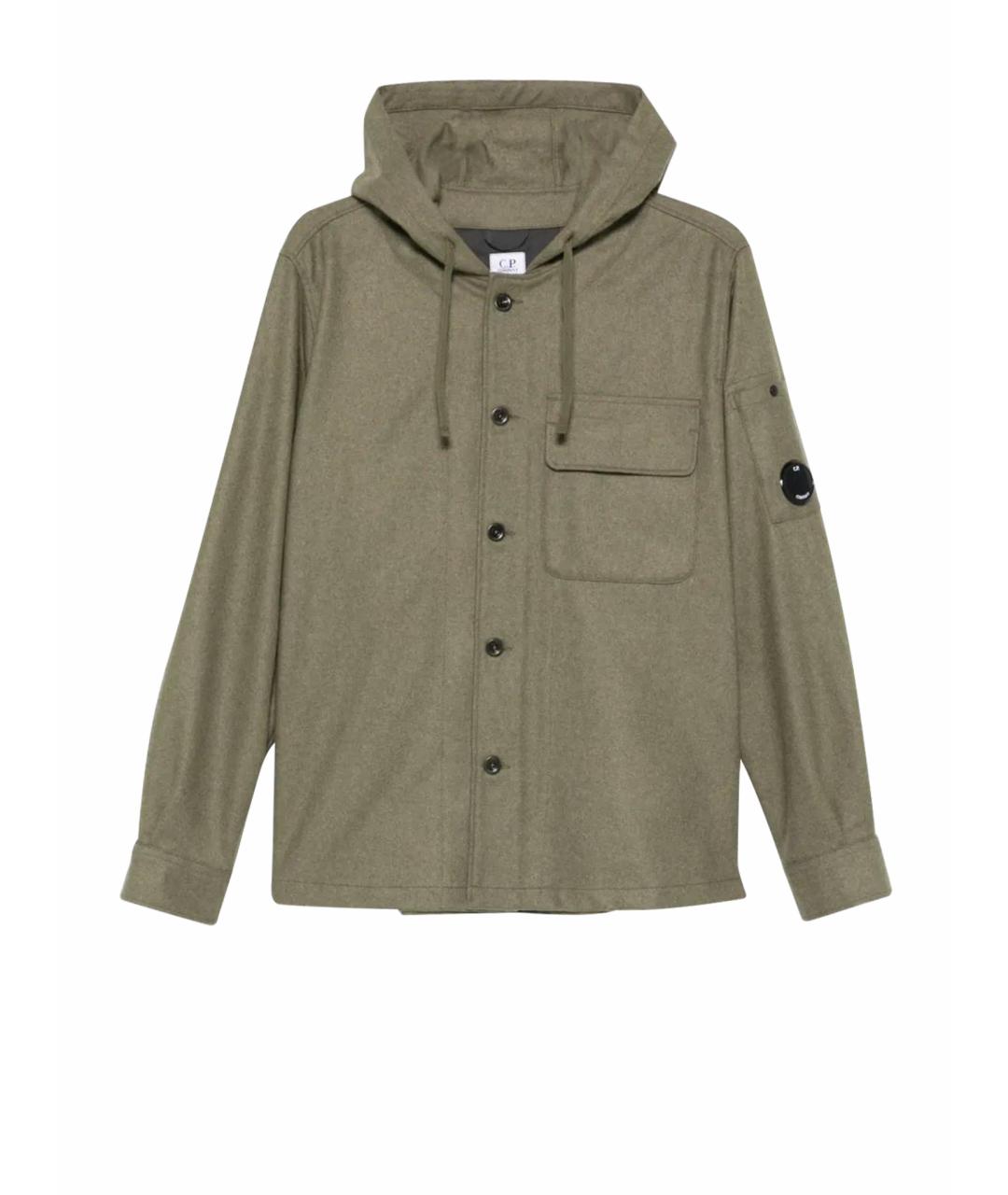 CP COMPANY Зеленая шерстяная куртка, фото 1