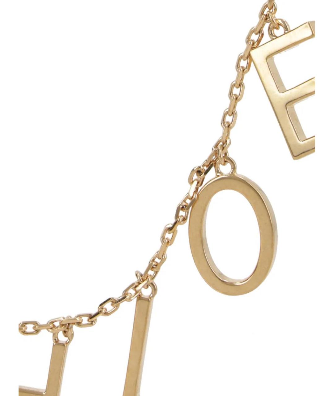 CHLOE Золотая металлическая цепочка, фото 5