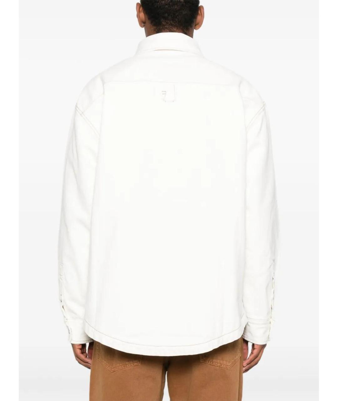 JACQUEMUS Белая хлопковая куртка, фото 4