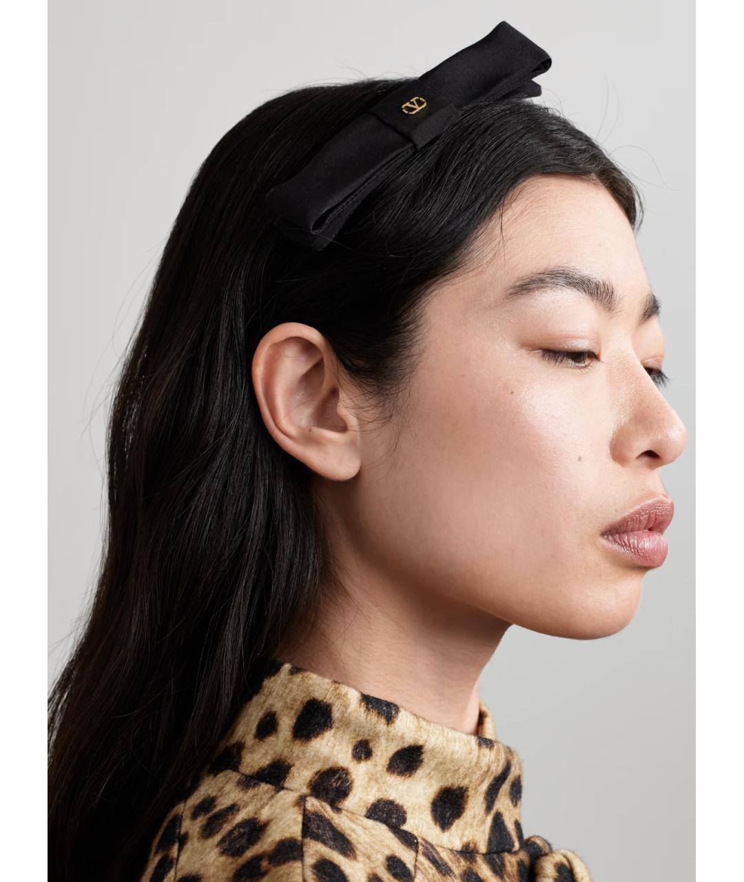 VALENTINO Черный ободок, фото 3