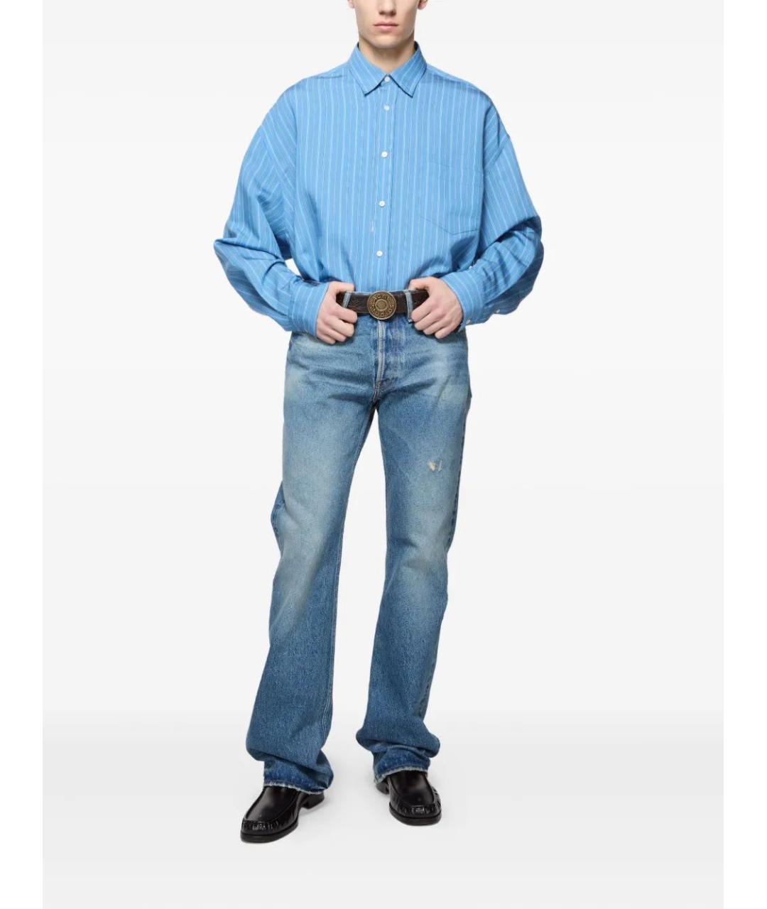 ACNE STUDIOS Синяя кэжуал рубашка, фото 2