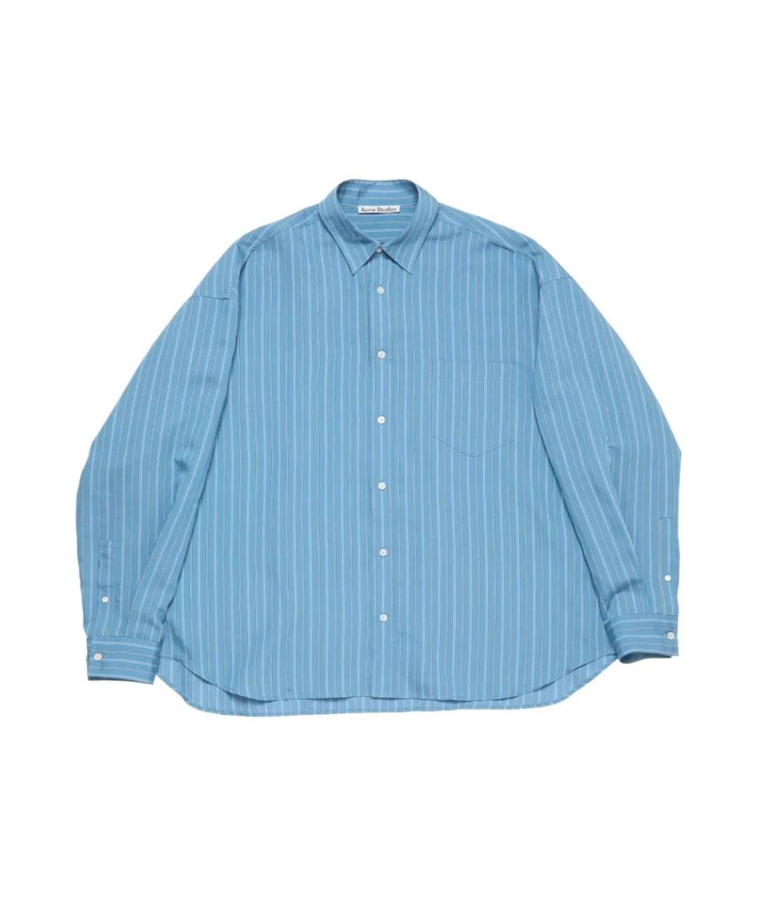 ACNE STUDIOS Синяя кэжуал рубашка, фото 1