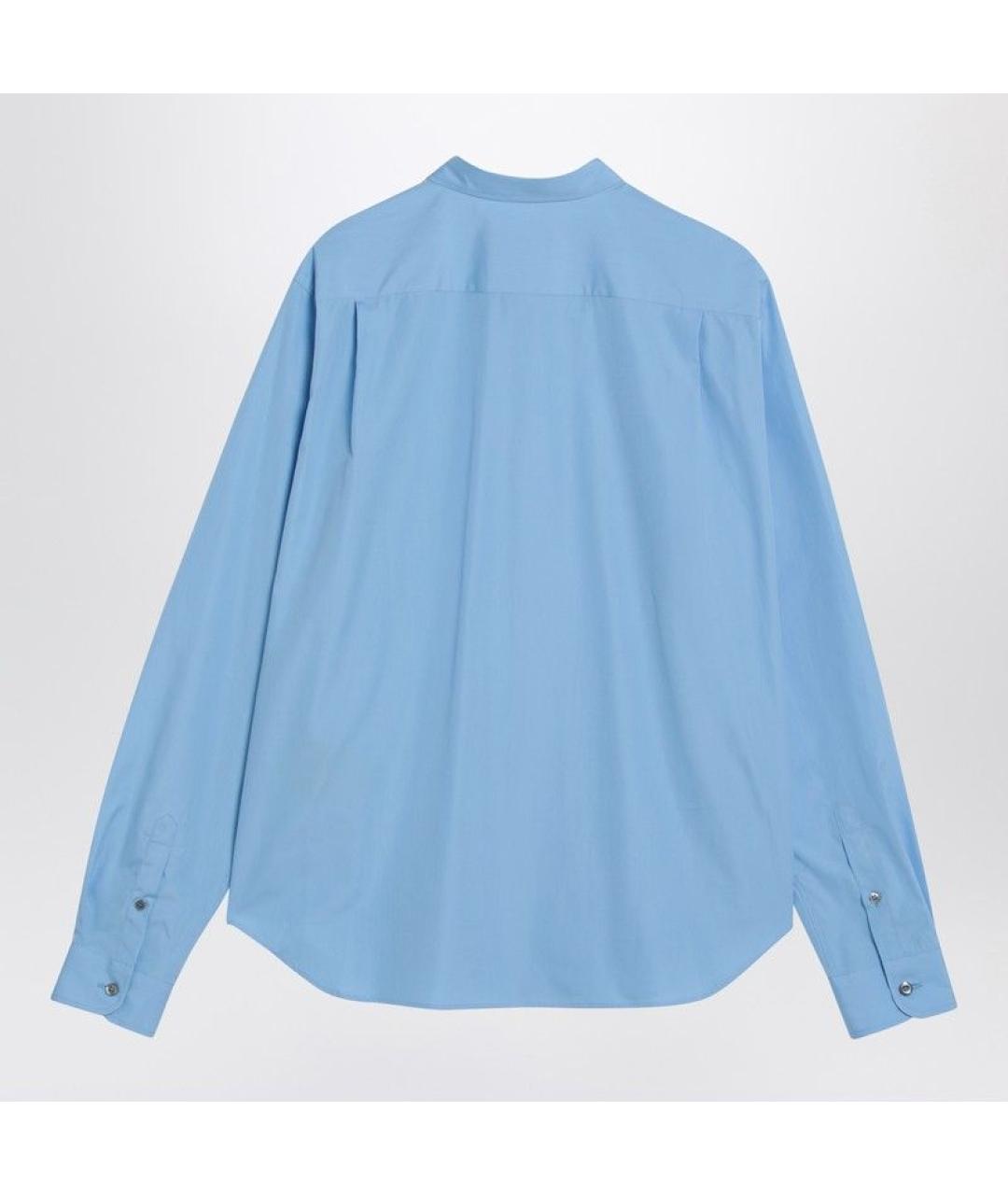 PRADA Голубая хлопковая кэжуал рубашка, фото 2