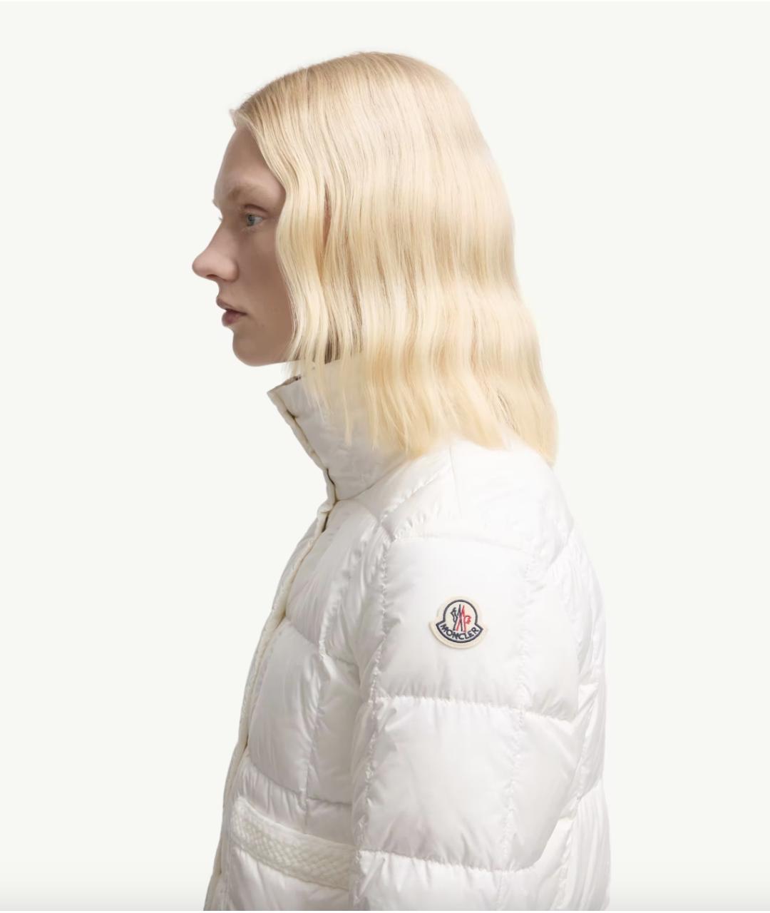 MONCLER Антрацитовый полиамидовый пуховик, фото 3