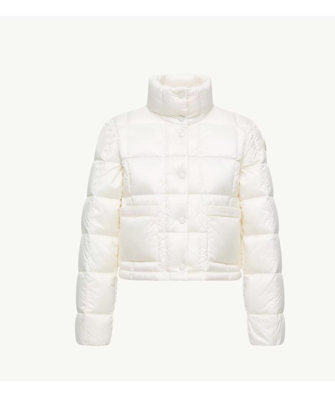 MONCLER Антрацитовый полиамидовый пуховик, фото 6