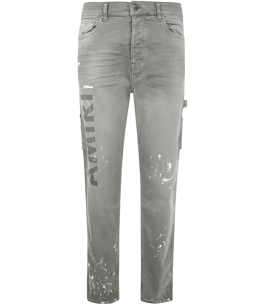 AMIRI Зеленые джинсы скинни, фото 1