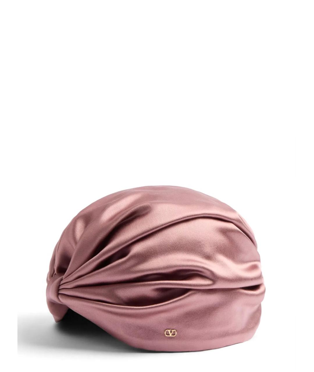 VALENTINO Розовая шапка, фото 2