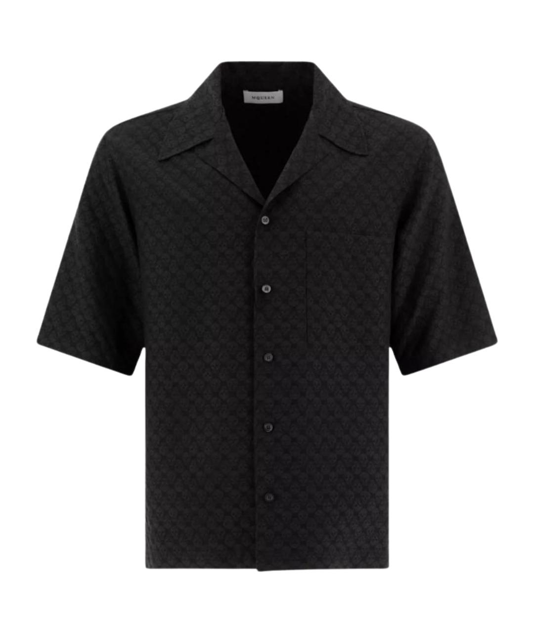 ALEXANDER MCQUEEN Черная кэжуал рубашка, фото 1