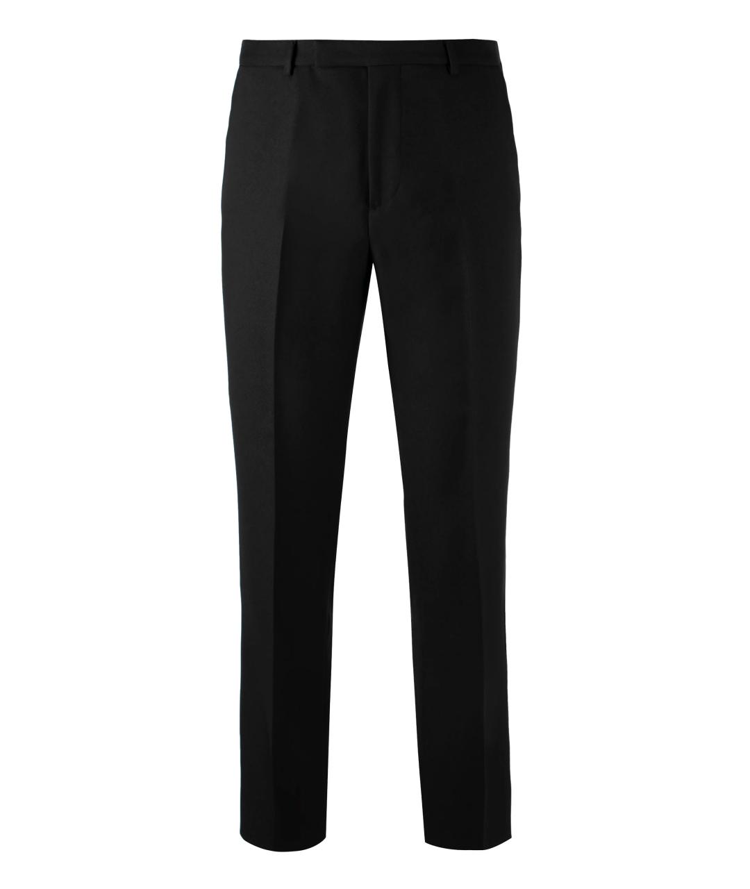 GUCCI Черные полиэстеровые классические брюки, фото 1