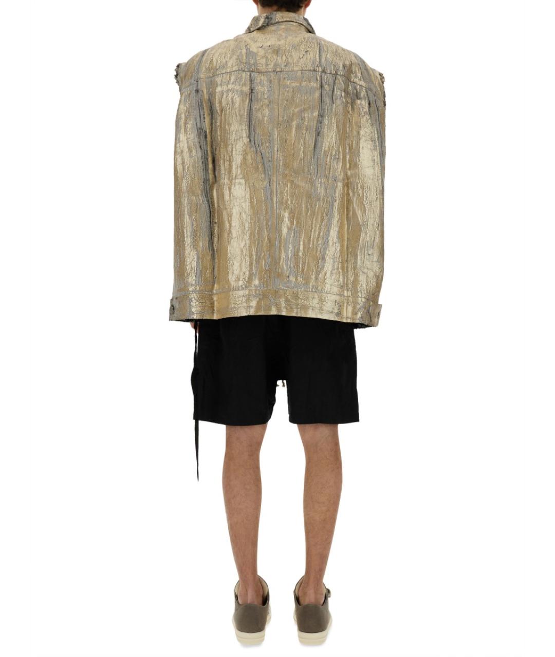 RICK OWENS DRKSHDW Золотой хлопковый жилет, фото 4