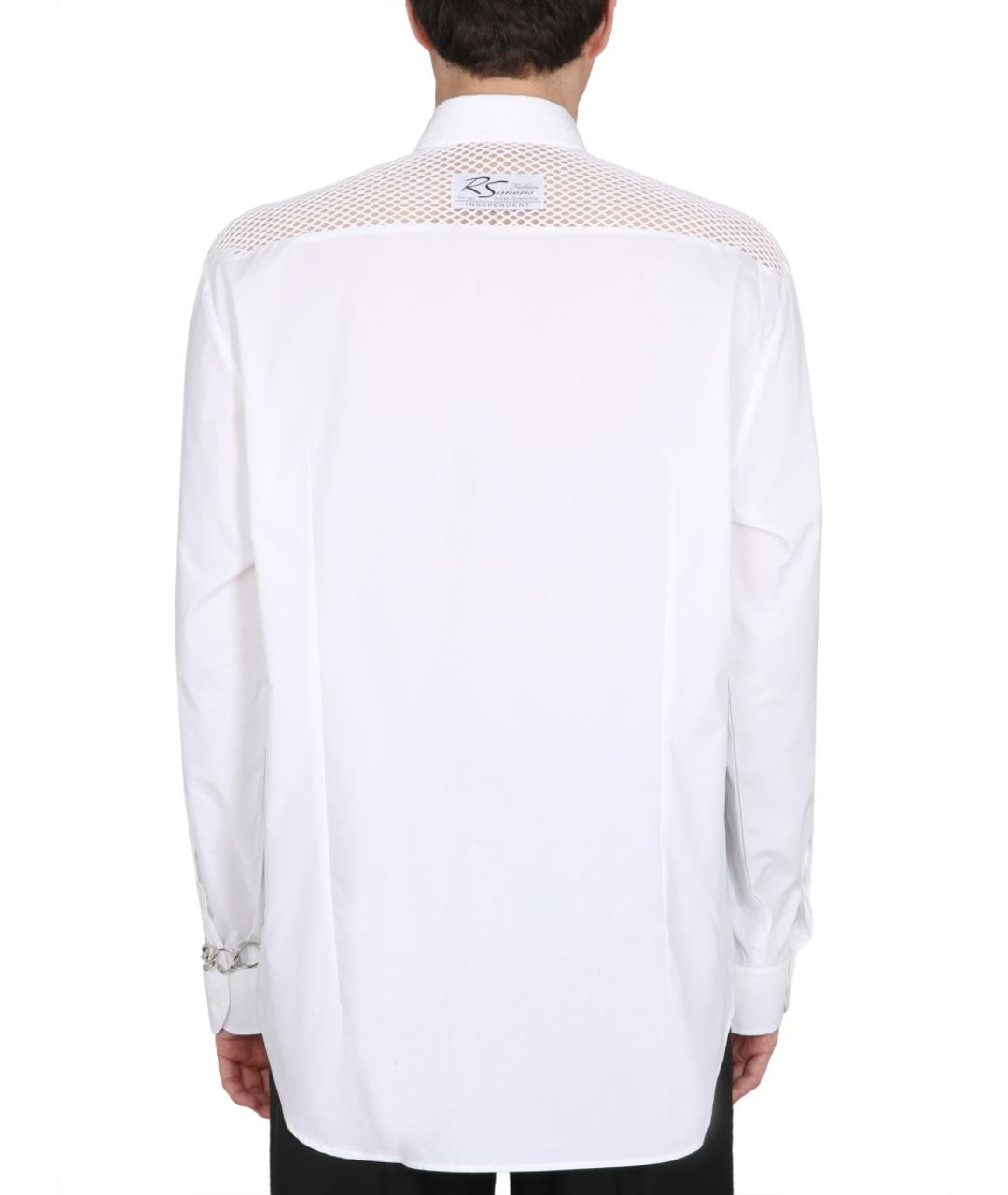 RAF SIMONS Белая хлопковая кэжуал рубашка, фото 3