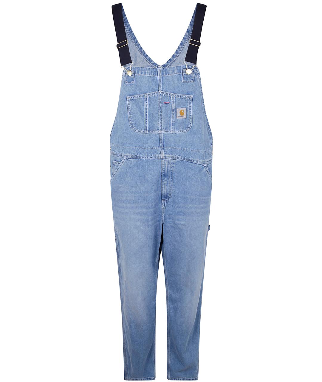 CARHARTT WIP Синий хлопковый комбинезон, фото 1