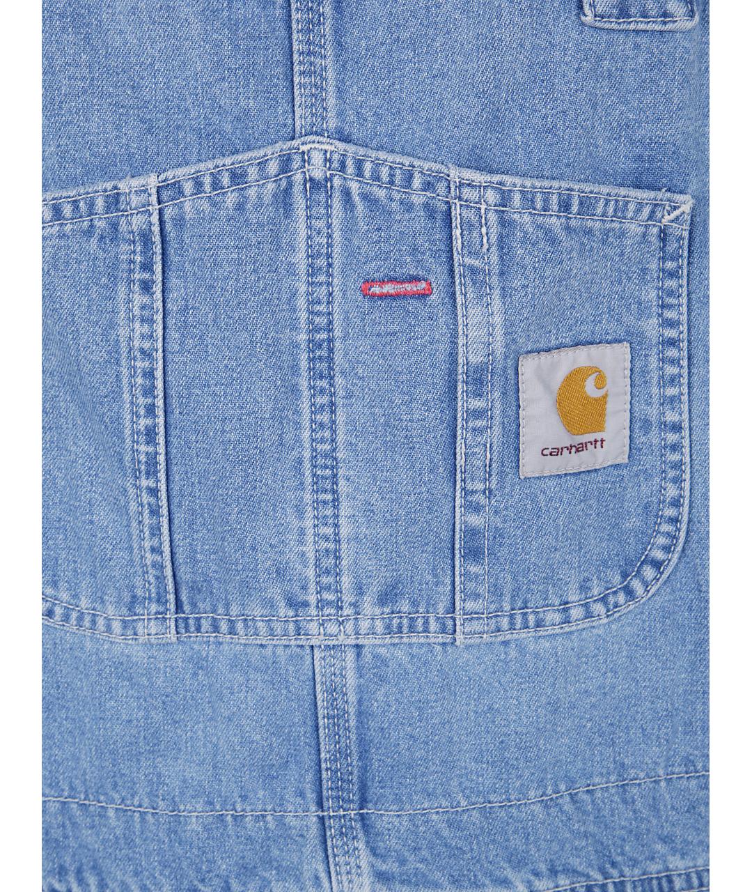 CARHARTT WIP Синий хлопковый комбинезон, фото 3