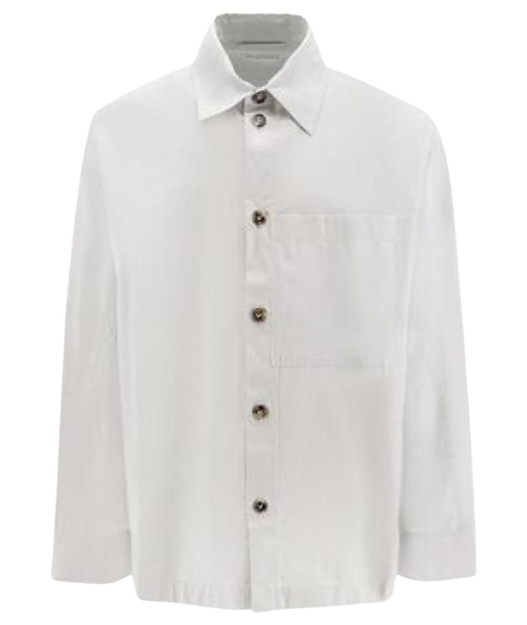 BOTTEGA VENETA Бежевая хлопковая кэжуал рубашка, фото 1