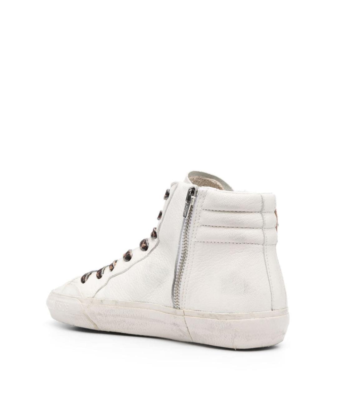 GOLDEN GOOSE DELUXE BRAND Белые кожаные кеды, фото 3