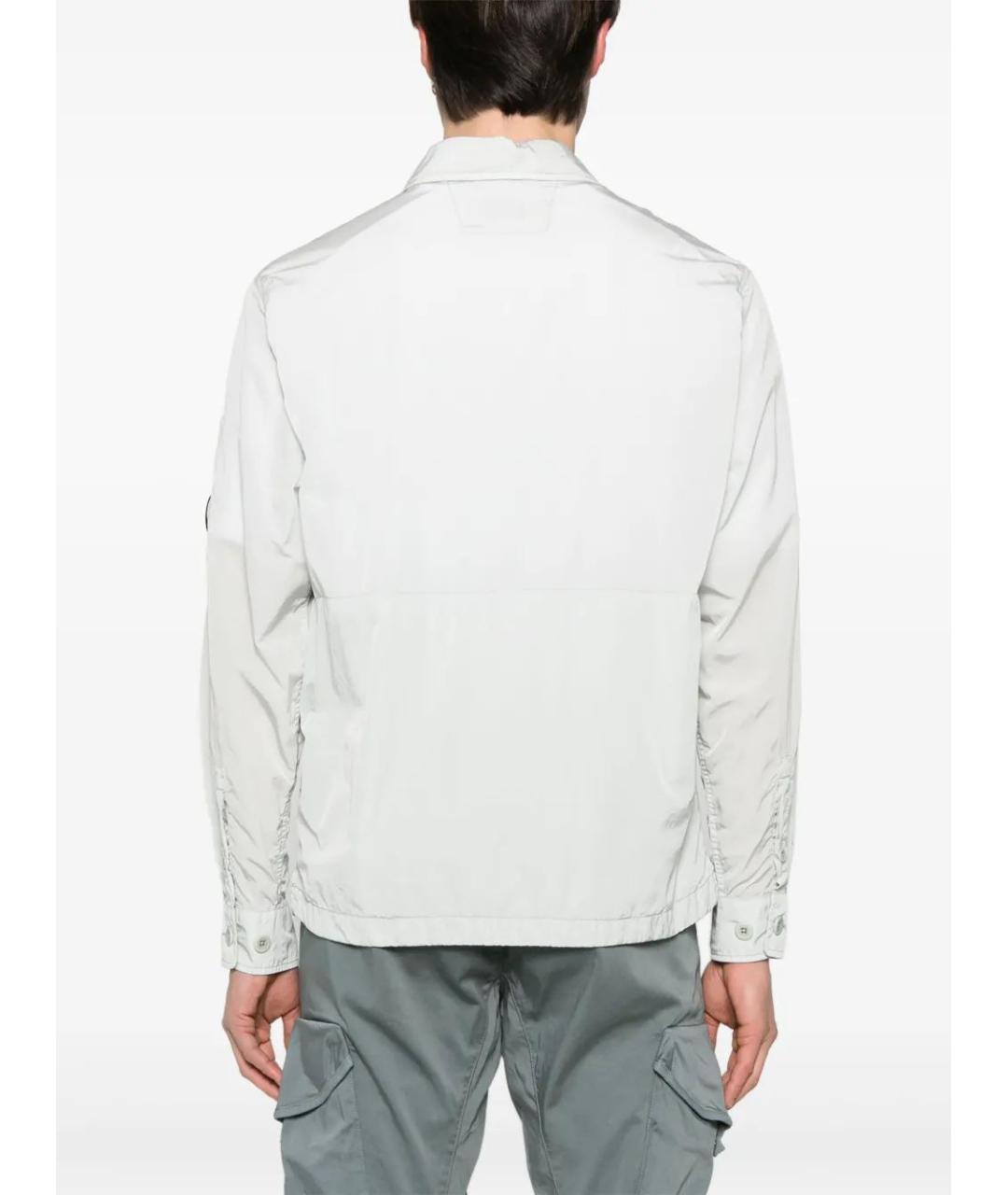 CP COMPANY Голубая полиэстеровая куртка, фото 4