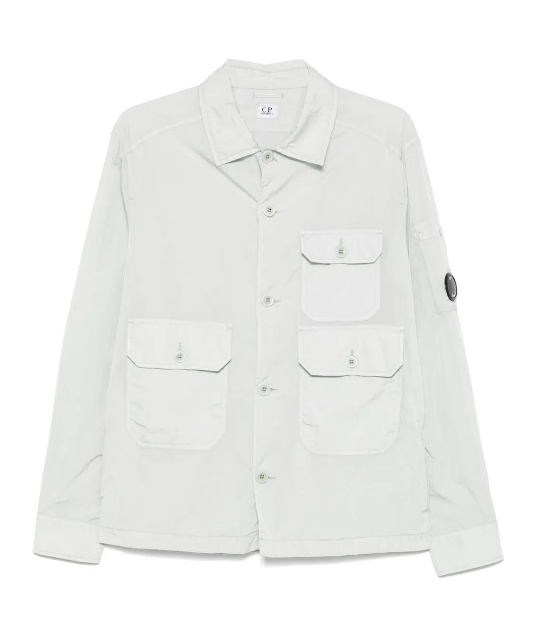 CP COMPANY Голубая полиэстеровая куртка, фото 1