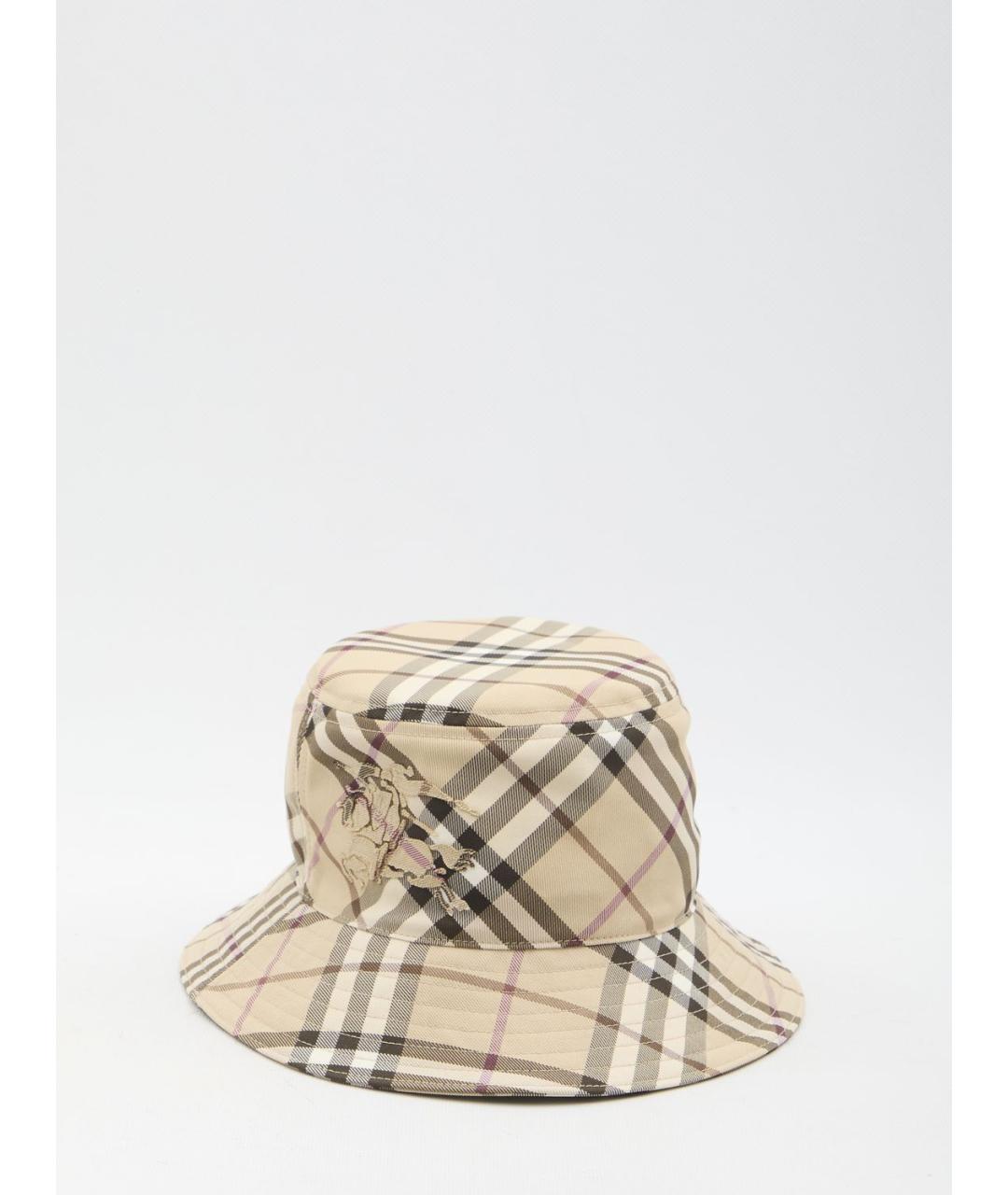 BURBERRY Бежевая синтетическая панама, фото 2