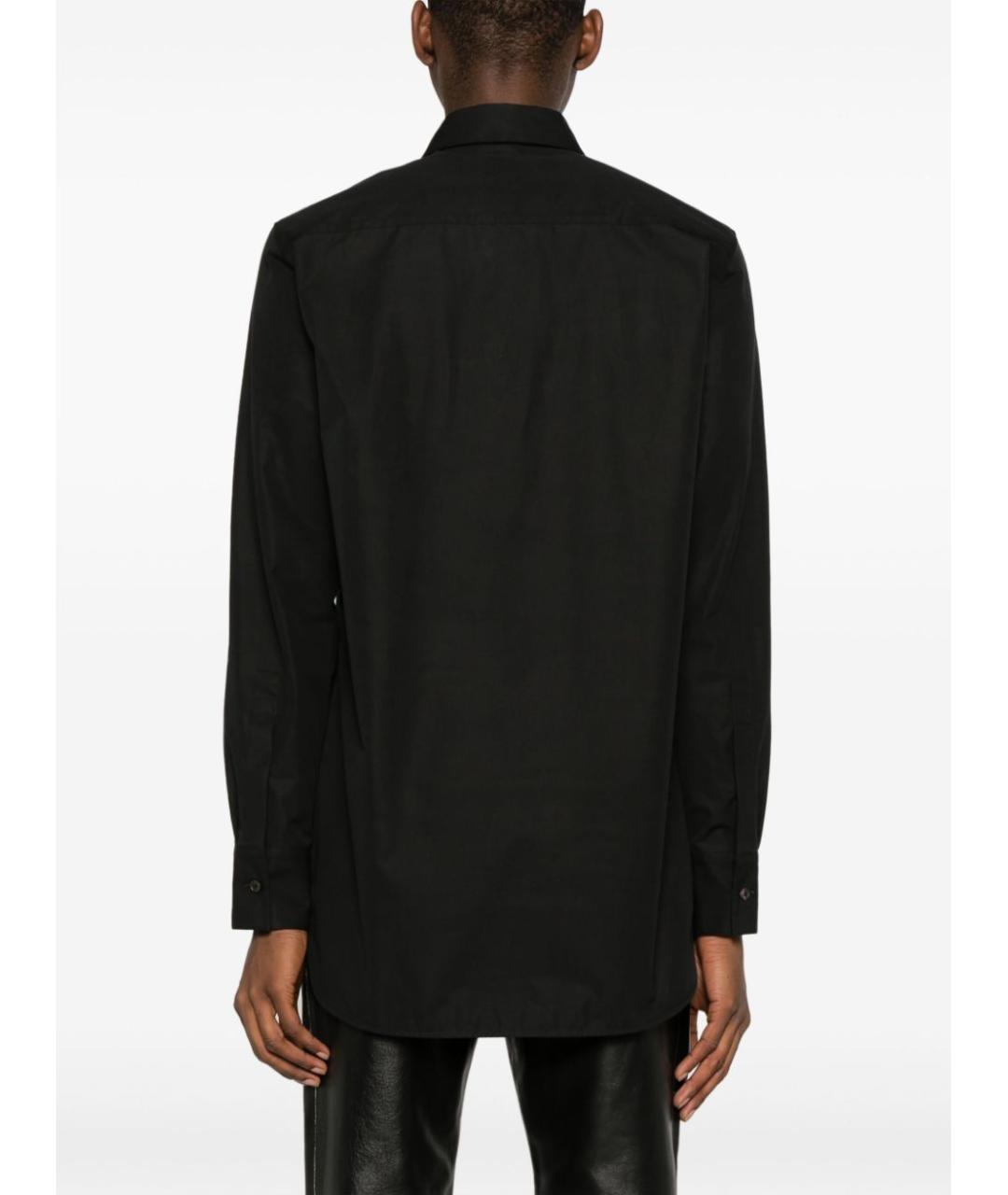 JIL SANDER Черная хлопковая кэжуал рубашка, фото 4