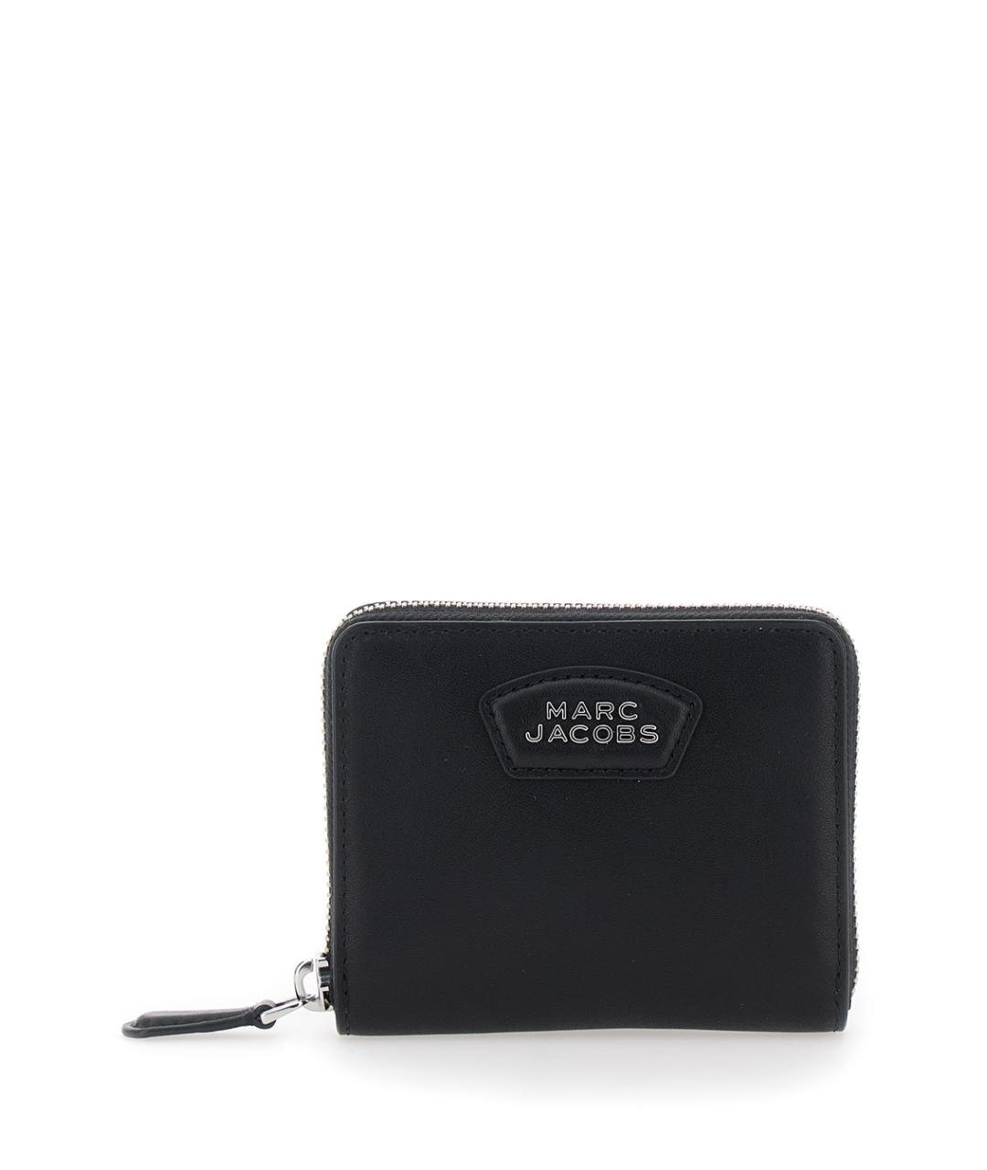 MARC JACOBS Черный кожаный кошелек, фото 1