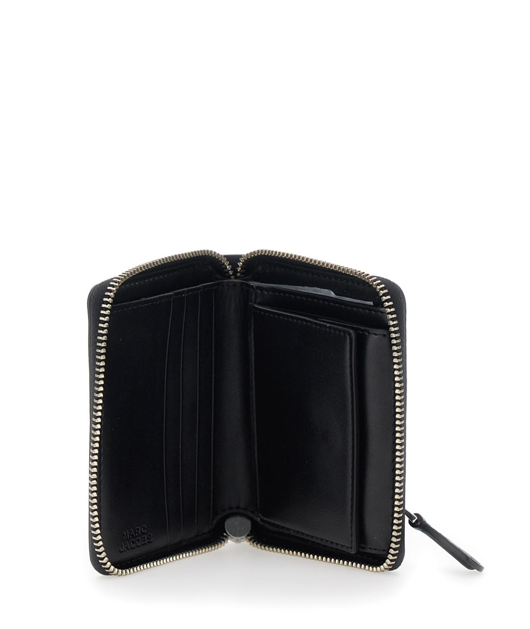 MARC JACOBS Черный кожаный кошелек, фото 3