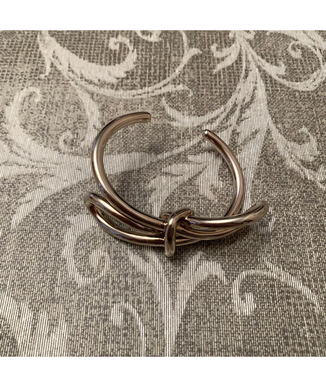 BALENCIAGA Золотой металлический браслет, фото 2