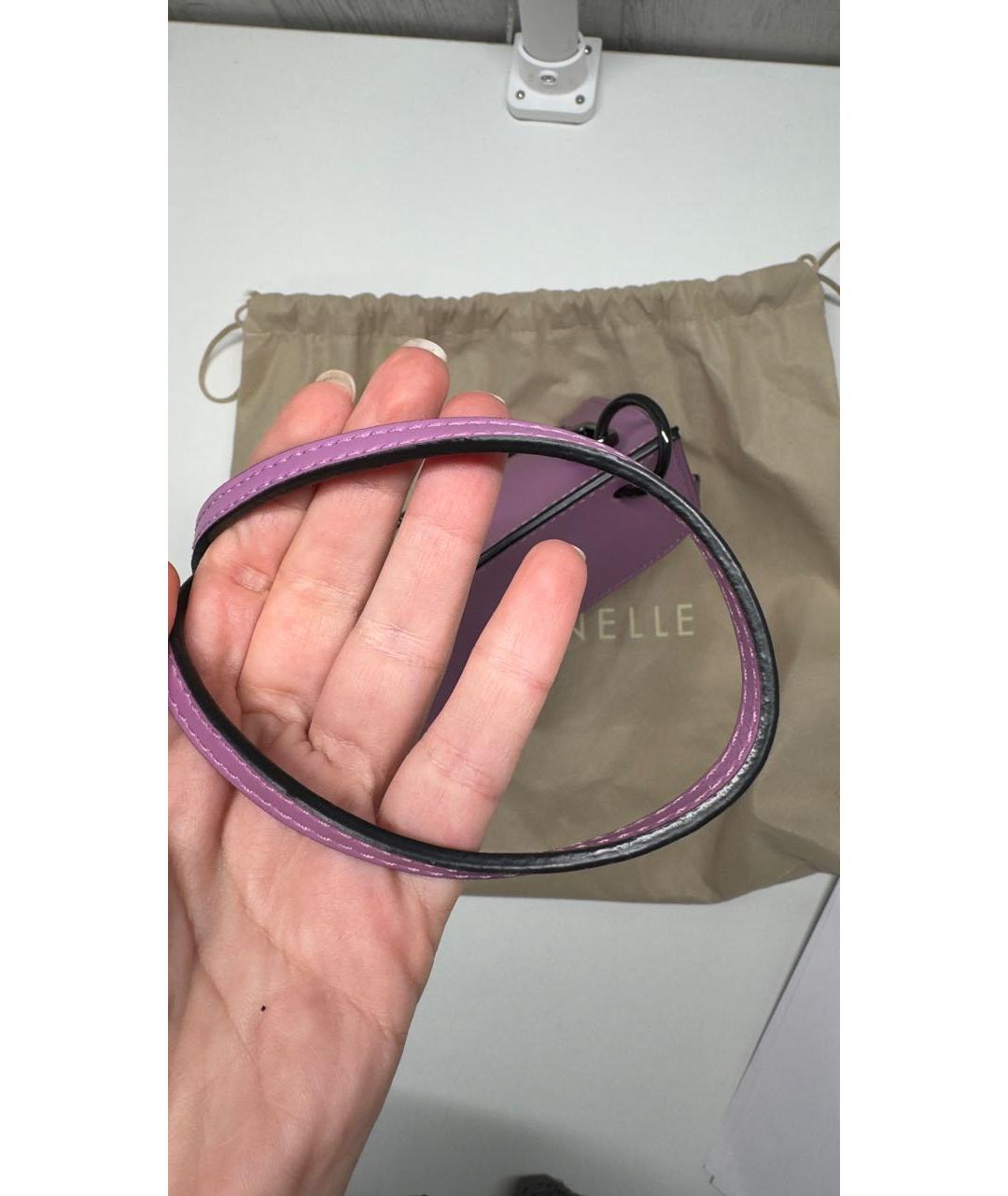 COCCINELLE Розовая кожаная сумка через плечо, фото 6