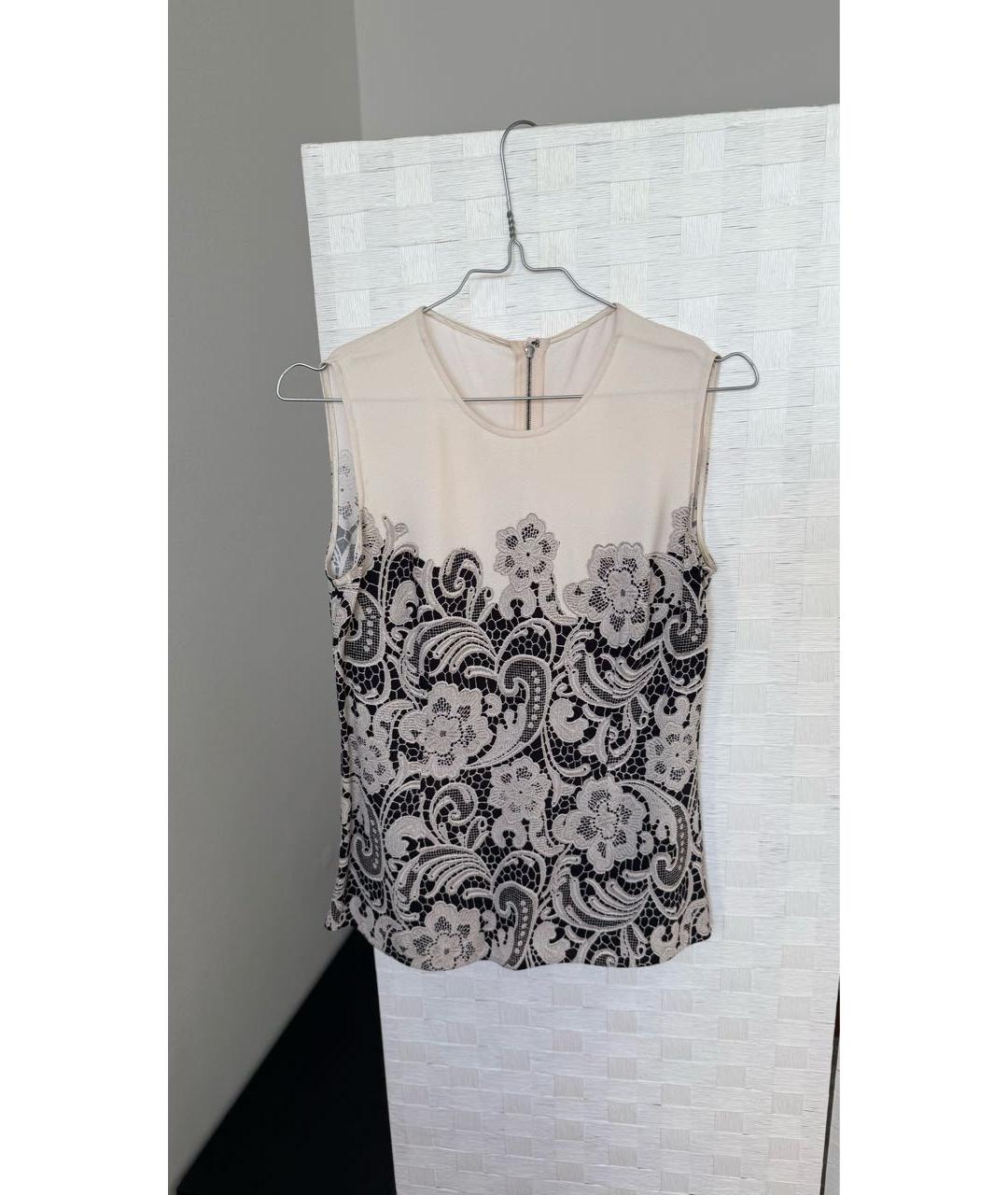 DOLCE&GABBANA Бежевая вискозная блузы, фото 5