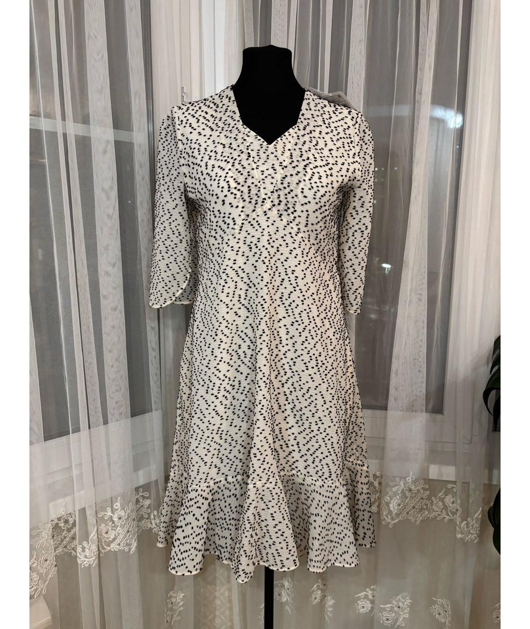 CHLOE Белое шерстяное повседневное платье, фото 8