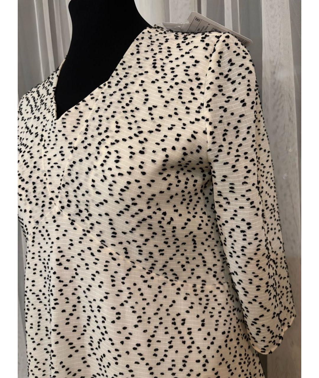 CHLOE Белое шерстяное повседневное платье, фото 2