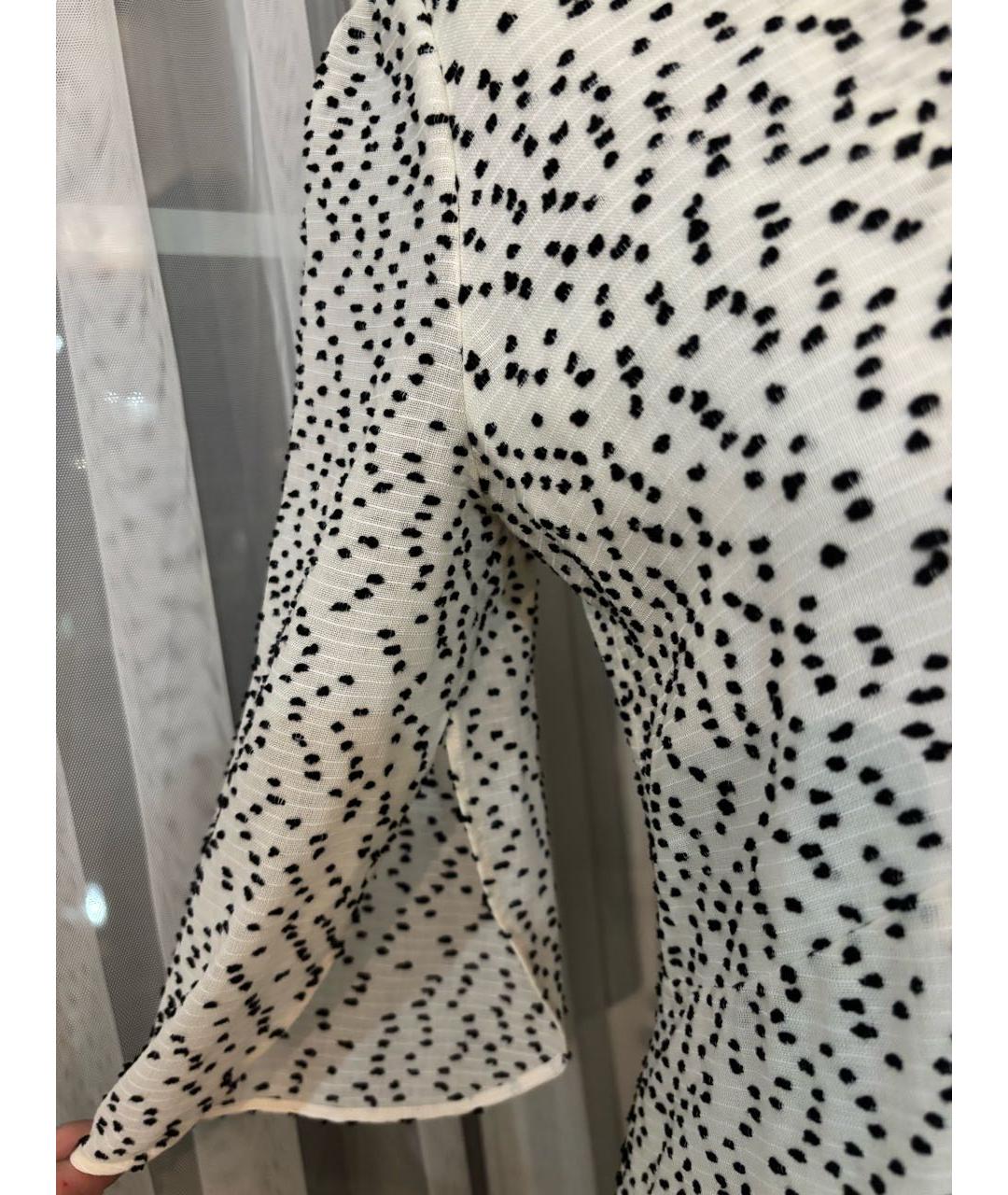 CHLOE Белое шерстяное повседневное платье, фото 3