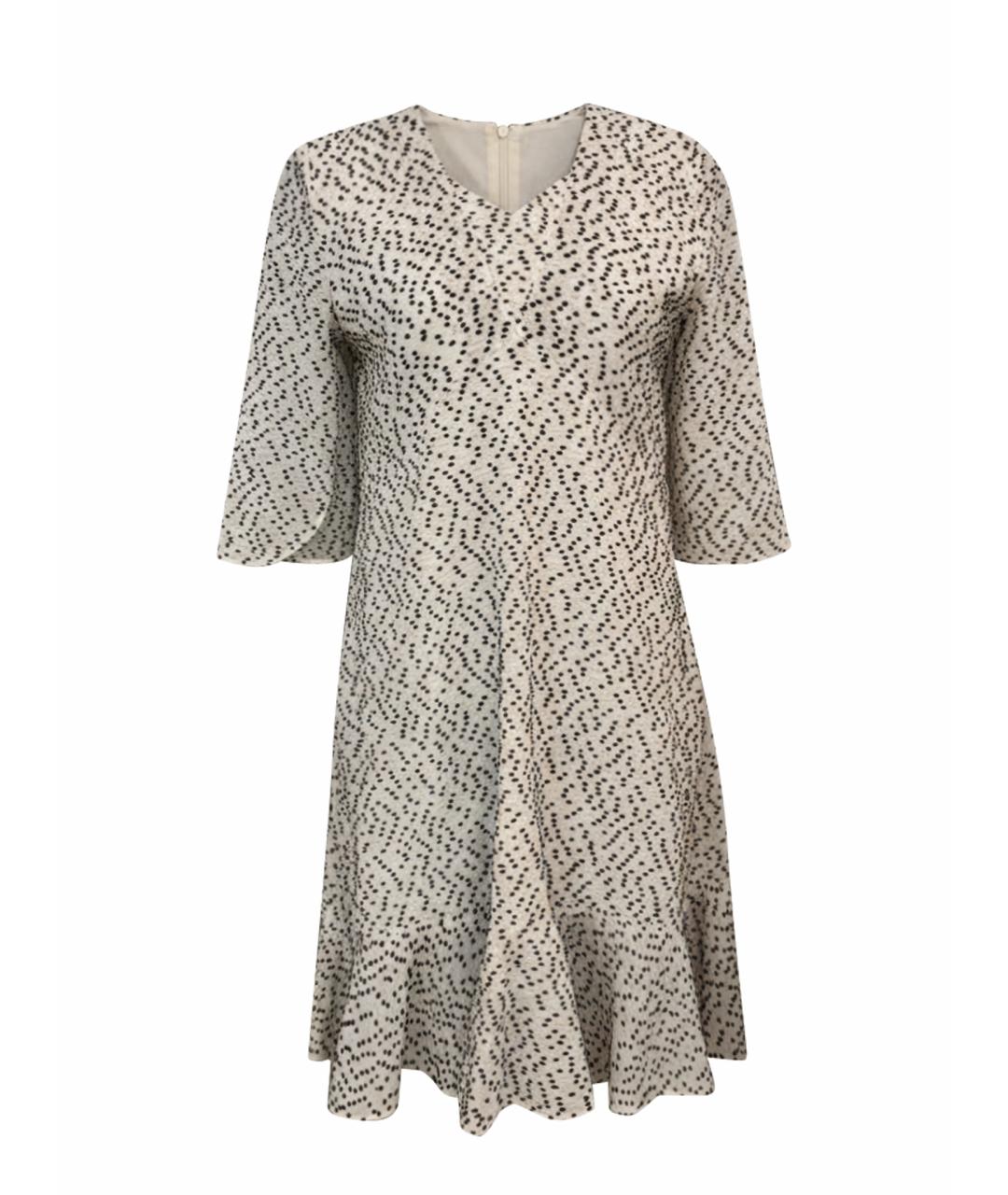 CHLOE Белое шерстяное повседневное платье, фото 1