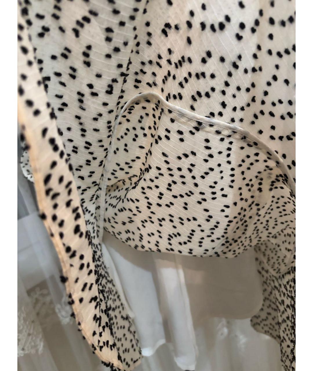 CHLOE Белое шерстяное повседневное платье, фото 7