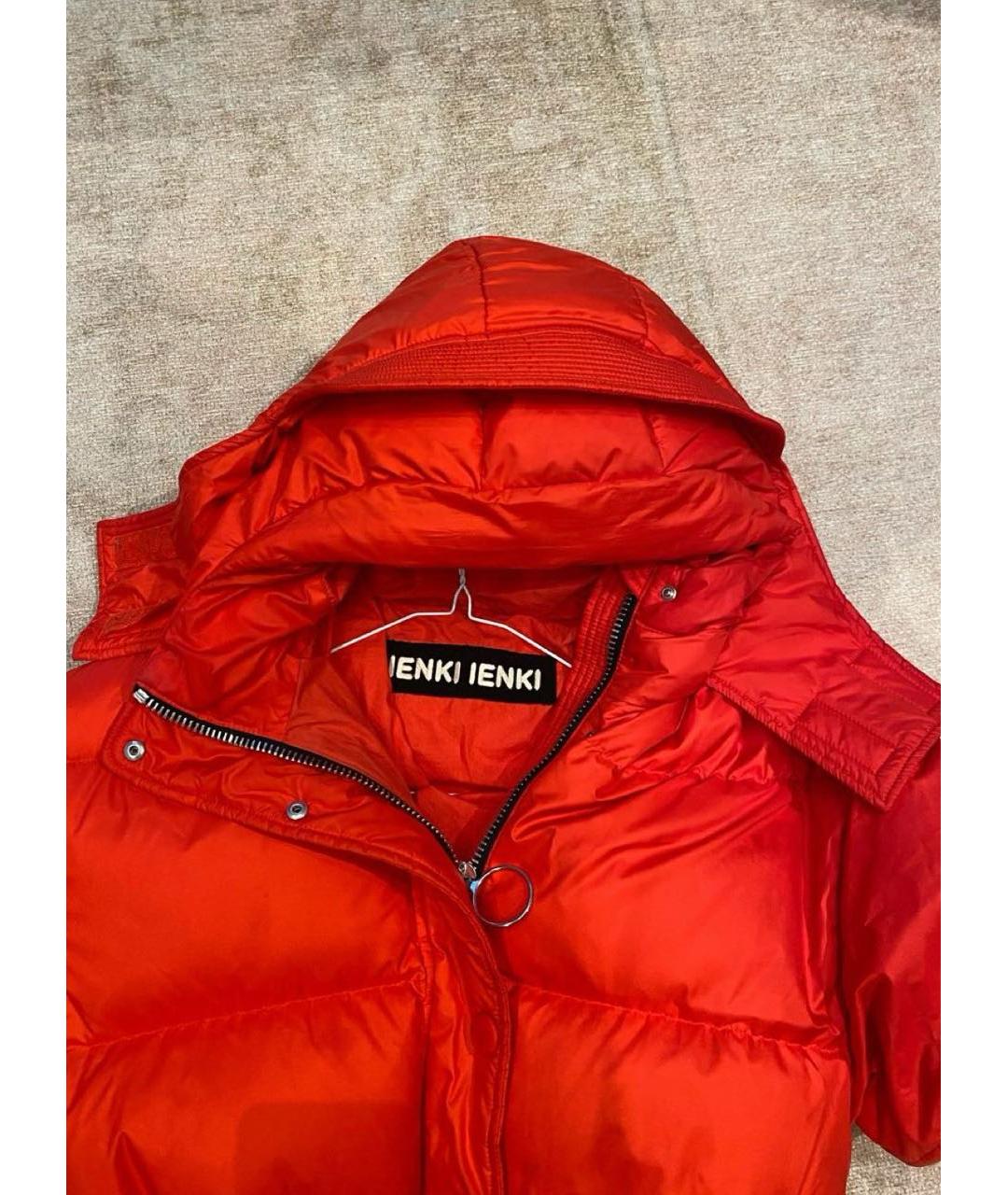 IENKI IENKI Красный полиэстеровый пуховик, фото 3