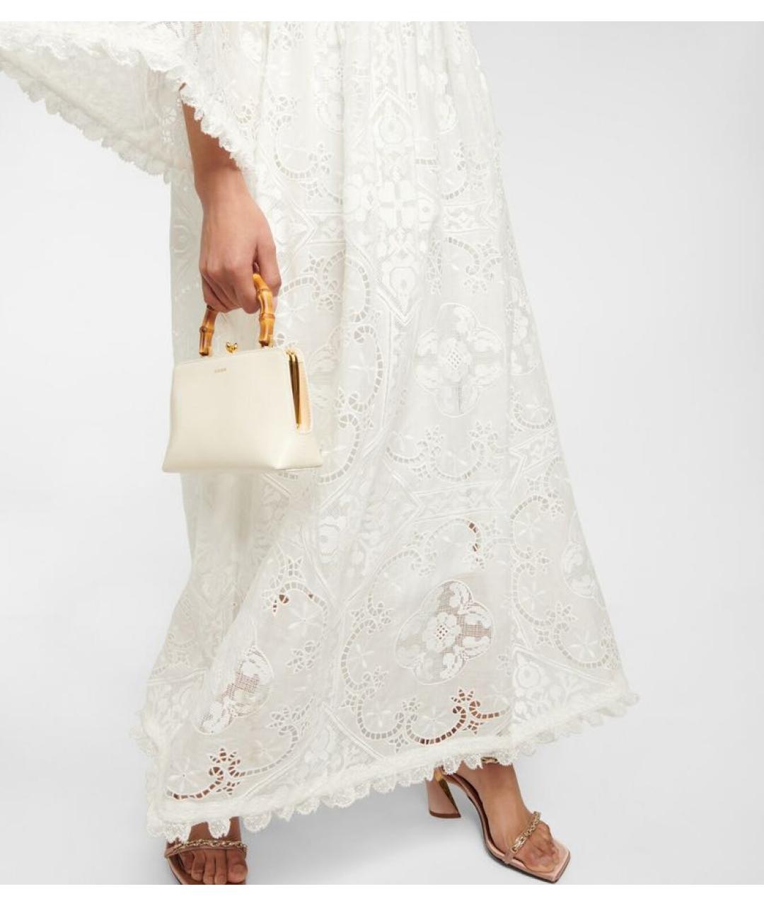 ZIMMERMANN Белое льняное вечернее платье, фото 2