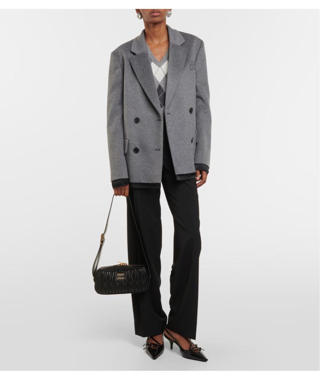 MIU MIU Черные туфли из лакированной кожи, фото 5