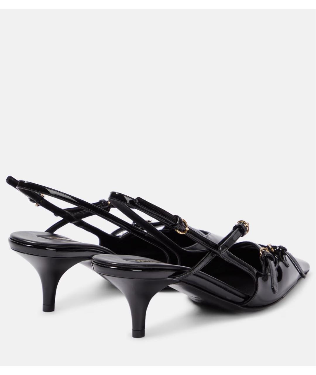 MIU MIU Черные туфли из лакированной кожи, фото 3