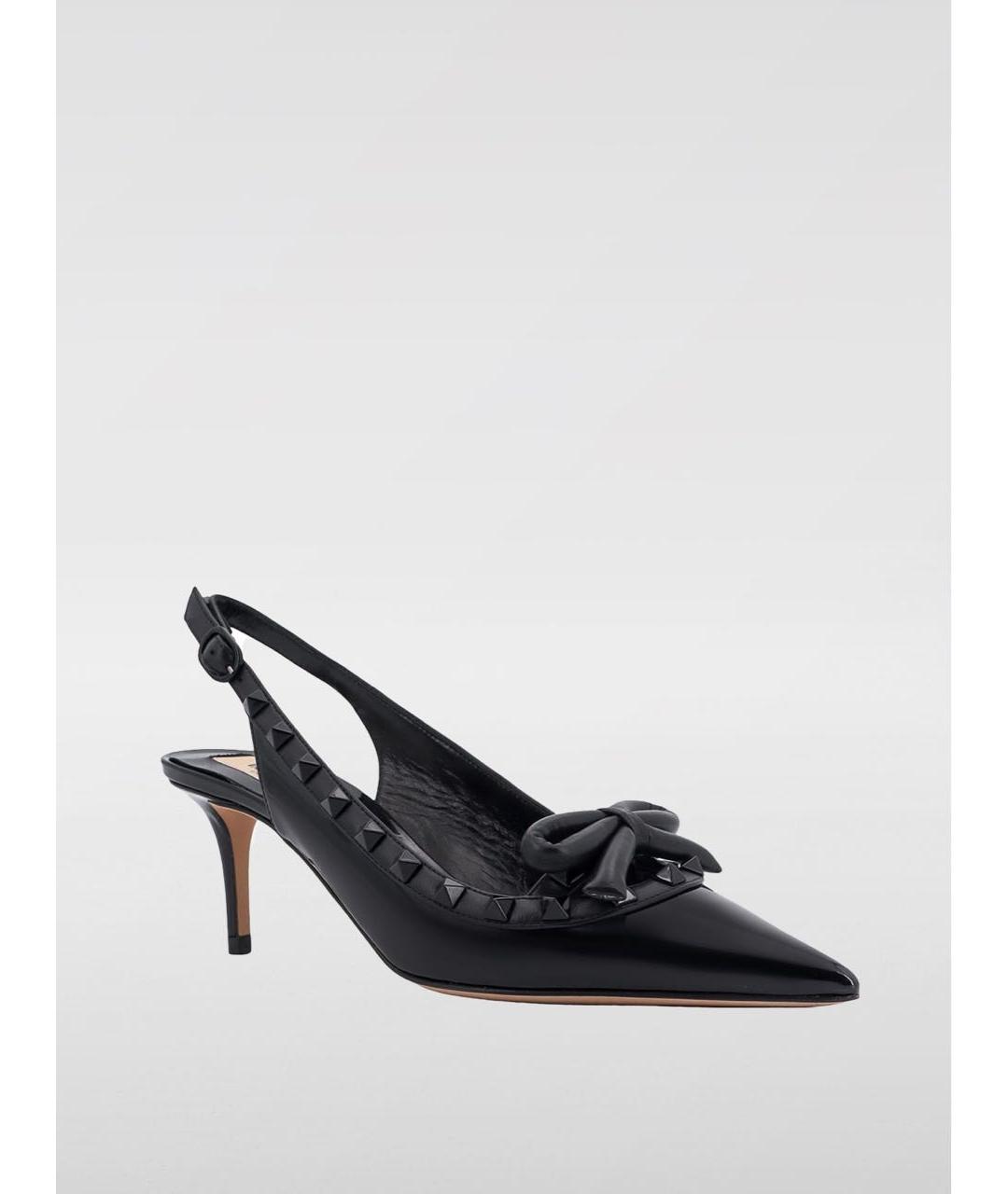 VALENTINO Черные туфли из лакированной кожи, фото 4