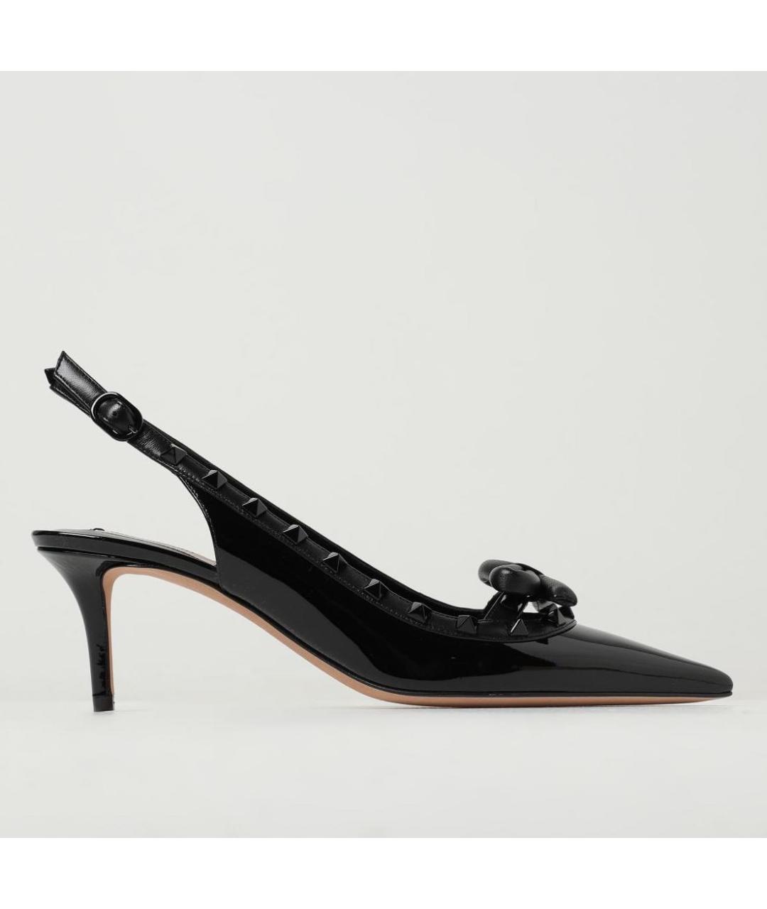 VALENTINO Черные туфли из лакированной кожи, фото 5