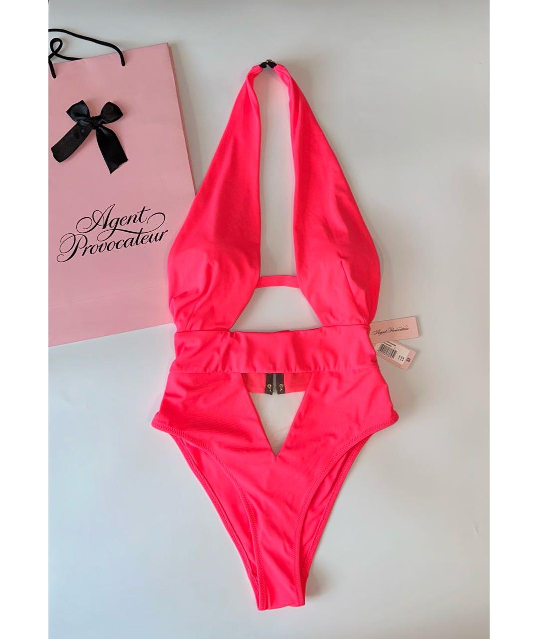 AGENT PROVOCATEUR Розовый синтетический купальник, фото 5