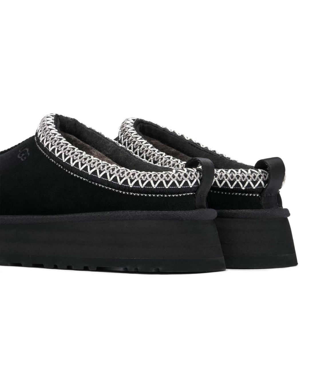 UGG AUSTRALIA Черные замшевые сабо, фото 3