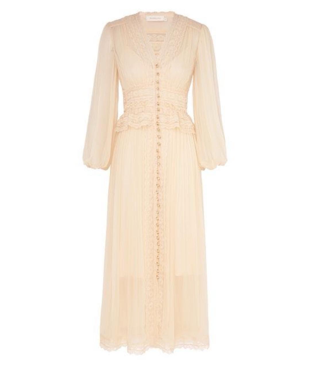 ZIMMERMANN Бежевое вечернее платье, фото 1