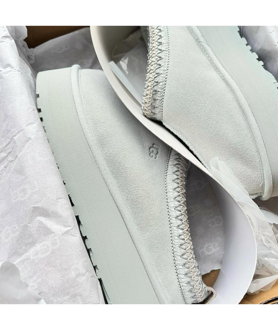 UGG AUSTRALIA Белые замшевые мюли, фото 8