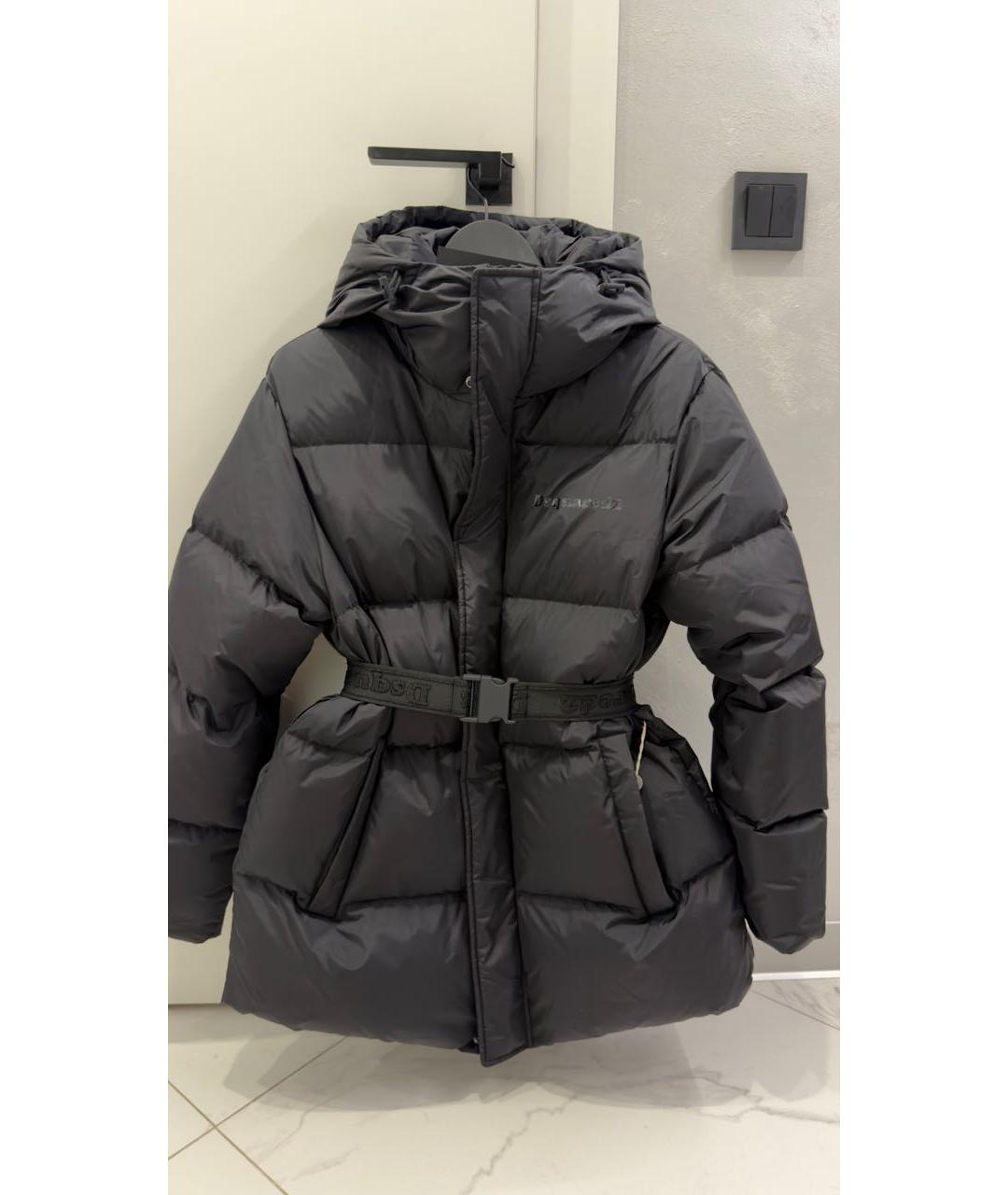 DSQUARED2 Черная полиэстеровая куртка, фото 2