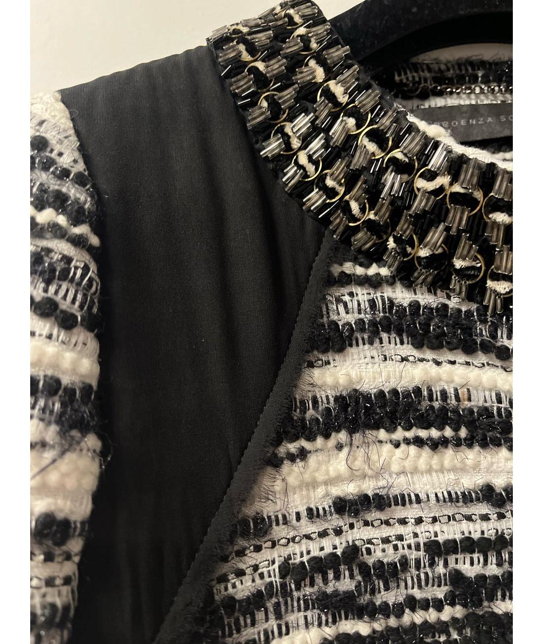 PROENZA SCHOULER Антрацитовый твидовый жакет/пиджак, фото 4