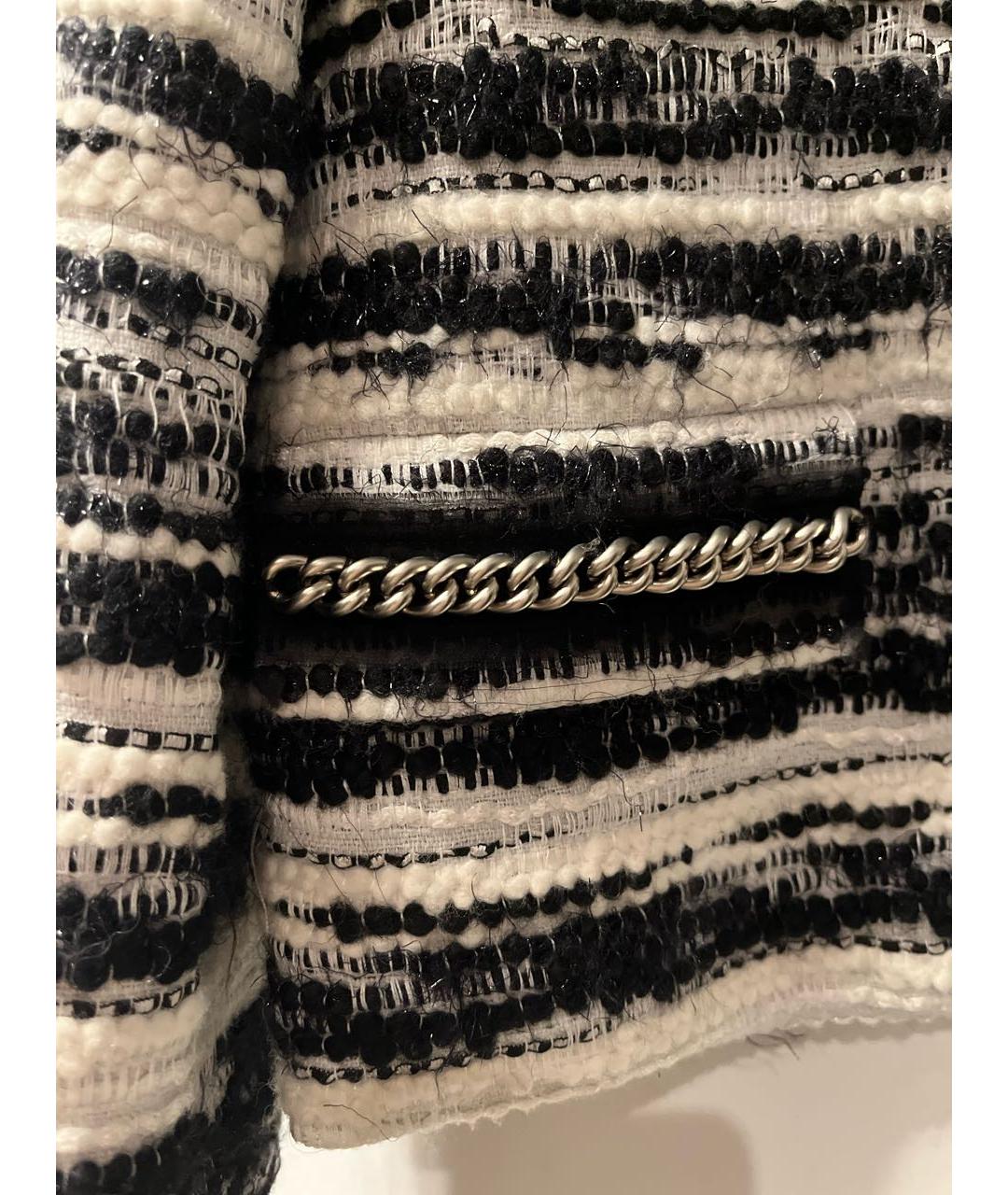 PROENZA SCHOULER Антрацитовый твидовый жакет/пиджак, фото 5