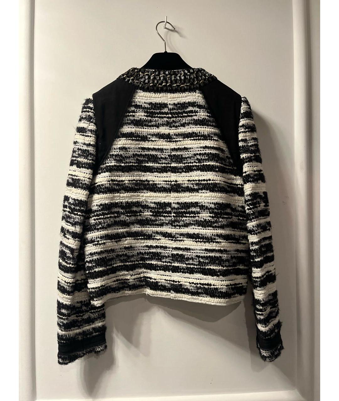 PROENZA SCHOULER Антрацитовый твидовый жакет/пиджак, фото 2