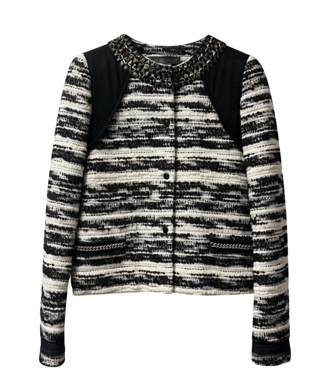 PROENZA SCHOULER Антрацитовый твидовый жакет/пиджак, фото 1