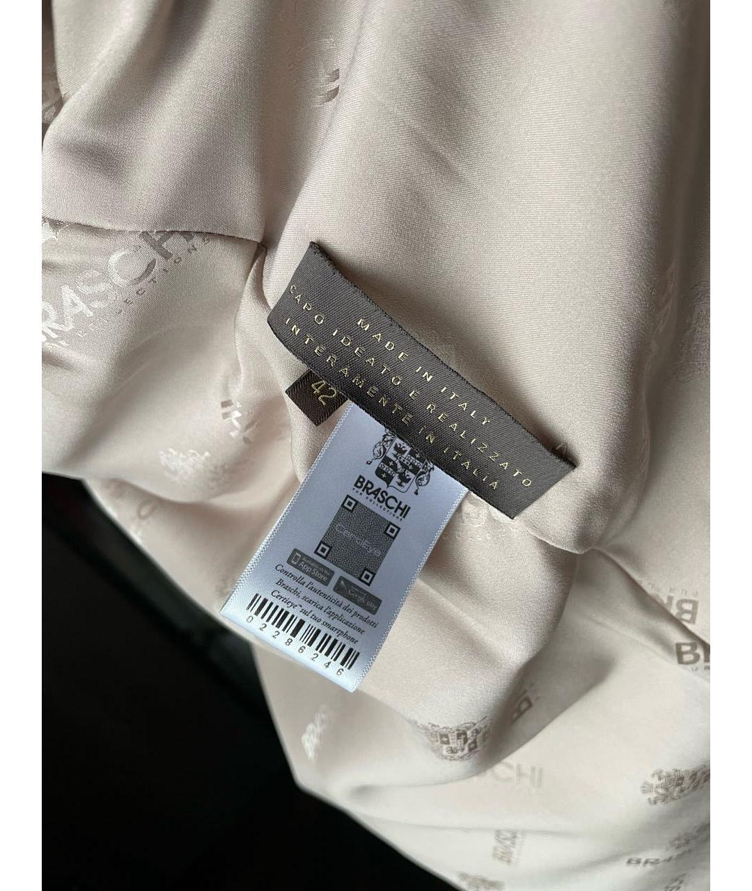 BRASCHI Розовая меховая шуба, фото 5